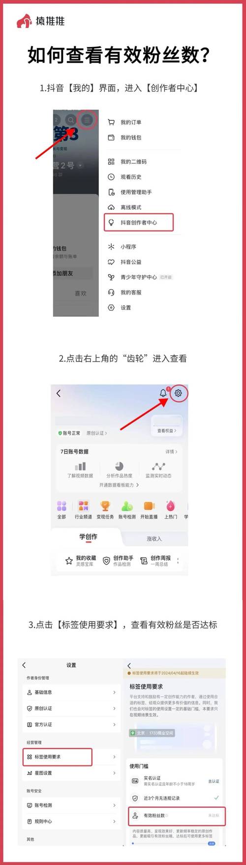 怎么查抖音有效粉丝数量,如何查看抖音有效粉丝数量:全面解析与实用技巧!