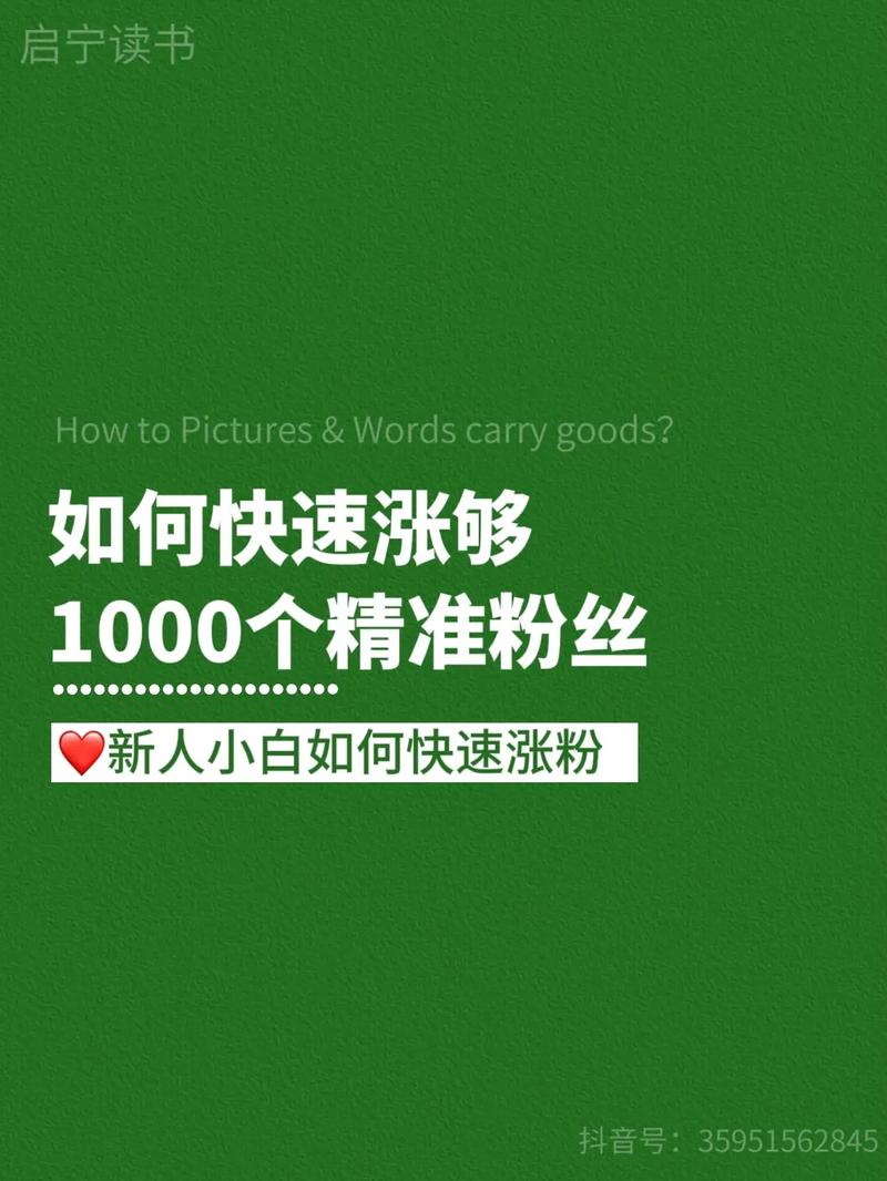 揭秘！购买抖音1000粉丝的正确姿势