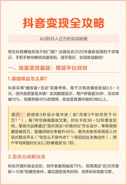 标题：抖音涨粉秘籍：7天破万粉的实战攻略，从0到1打造爆款账号
