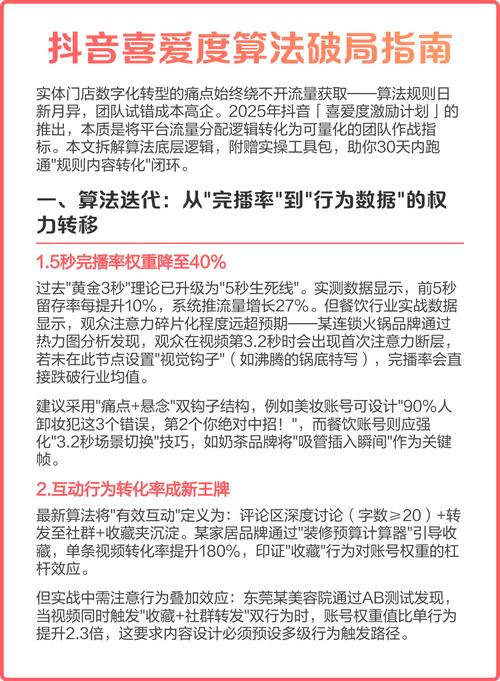 标题：抖音破局指南：从0到1000真实粉丝的7天高效增长策略