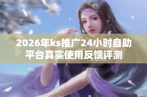 2026年ks推广24小时自助平台真实使用反馈评测 2026年ks推广24小时自助平台真实使用反馈评测
