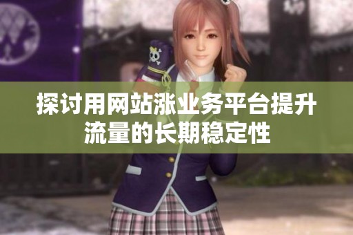 探讨用网站涨业务平台提升流量的长期稳定性