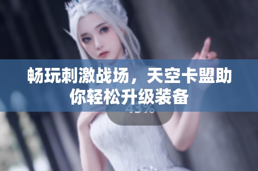 畅玩刺激战场，天空卡盟助你轻松升级装备