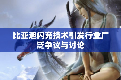 比亚迪闪充技术引发行业广泛争议与讨论