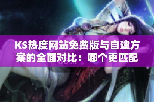 KS热度网站免费版与自建方案的全面对比：哪个更匹配你的需求与节奏？