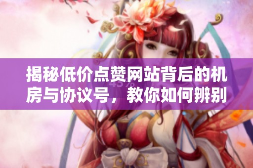 揭秘低价点赞网站背后的机房与协议号,教你如何辨别与隔离 揭秘低价点赞网站背后的机房与协议号,教你如何辨别与隔离