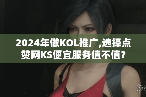 2024年做KOL推广,选择点赞网KS便宜服务值不值? 2024年做KOL推广,选择点赞网KS便宜服务值不值?